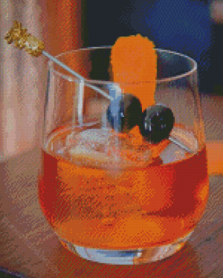 Old Fashioned Cocktail Featured Diamond Painting