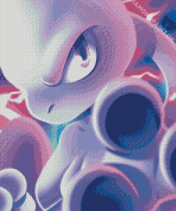 Pokemon Mewtwo Diamond Painting