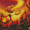 Charmeleon Pokemon Diamond Painting