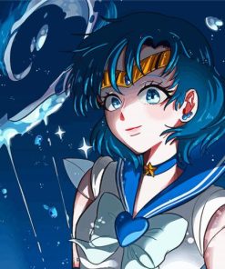 Sailor Mercury Diamond Painting