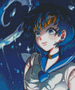 Sailor Mercury Diamond Painting