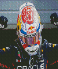 The Car Racer Max Verstappen Diamond Painting
