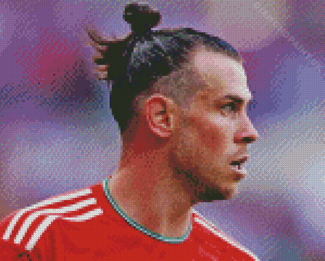 The Footballer Gareth Bale Diamond Painting