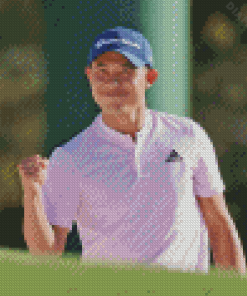 The Golfer Collin Morikawa Diamond Painting