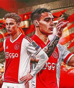 Ajax Amsterdam Players Art Diamond Painting