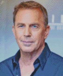 American Actor Kevin Costner 5D Diamond Painting