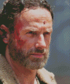 Andrew Lincoln In The Walking Dead Diamond Painting