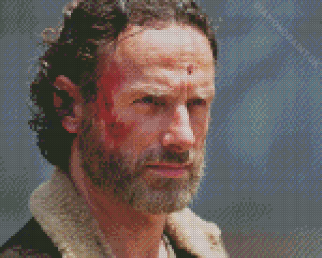 Andrew Lincoln In The Walking Dead Diamond Painting