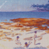 Beach At Cabasson By Henri Edmond Cross Diamond Painting