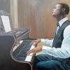 Black Man And Piano Art Diamond Painting