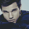 Close Up Actor Taylor Lautner 5D Diamond Painting