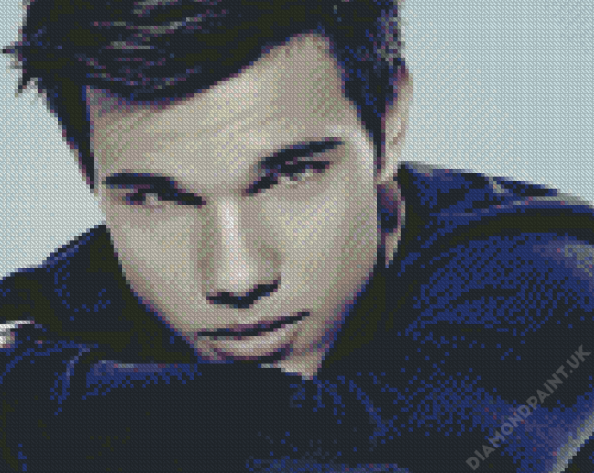 Close Up Actor Taylor Lautner 5D Diamond Painting