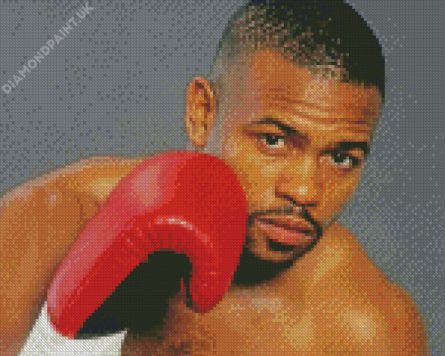 Close Up Roy Jones Jr Diamond Painting