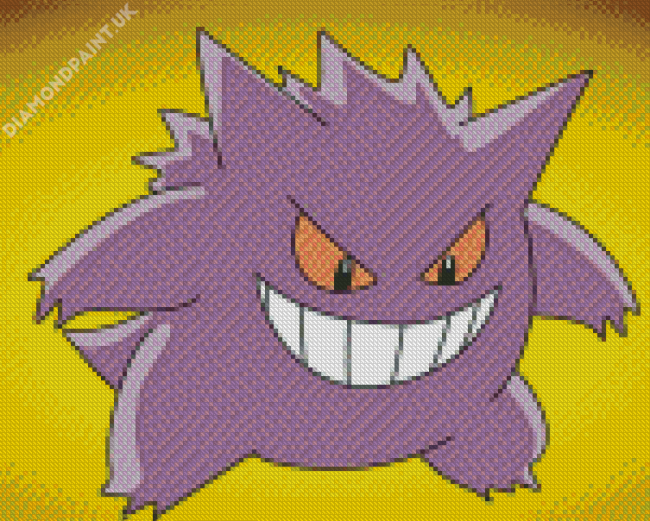 Ectoplasma Pokemon Character 5D Diamond Painting