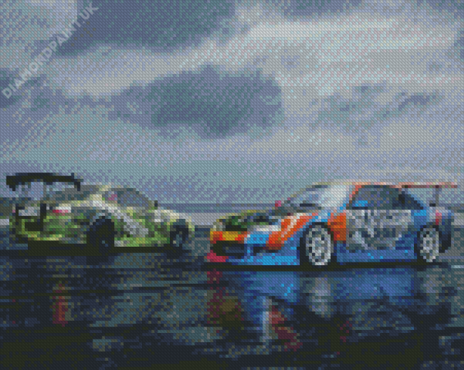 Nissan S15 Drifting Cars 5D Diamond Painting