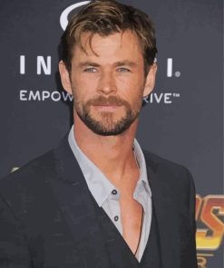 The Actor Chris Hemsworth Diamond Painting