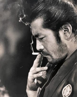Toshiro Mifune Smoking Diamond Painting