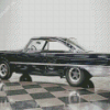 Classic Black Ford Starliner Car Diamond Painting