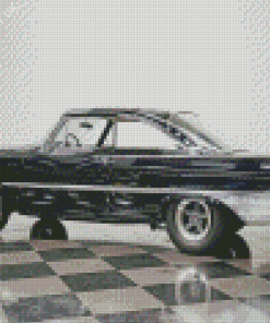 Classic Black Ford Starliner Car Diamond Painting