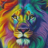 Colorful Lion Diamond Painting