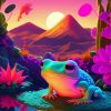 Cute Frog 5D Diamond Painting