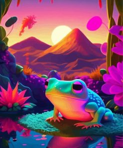 Cute Frog 5D Diamond Painting