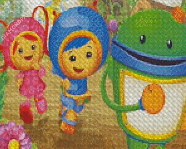 Geo Team Umizoomi Animation Characters Diamond Painting