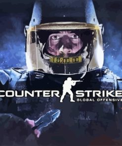 Counter Strike Poster 5D Diamond Painting