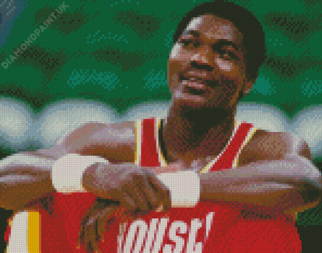 Hakeem Nigerian Basketballer 5D Diamond Painting