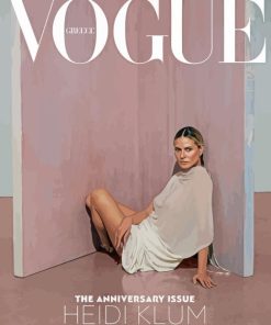 Heidi Klum Vogue Photoshoot 5D Diamond Painting