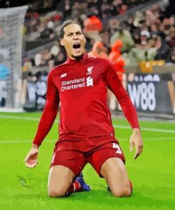 Liverpool Virgil Van Dijk 5D Diamond Painting