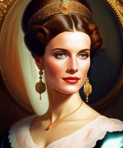 Aesthetic Regency Woman 5D Diamond Painting