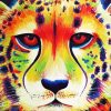 Colorful Cheetah 5D Diamond Painting