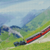 Switzerland Train Diamond Painting