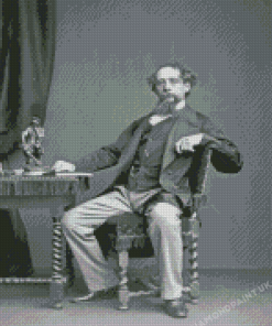 Charles Dickens 5D Diamond Painting