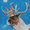 Reindeer And Rabbit Diamond Painting
