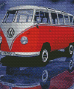 Volkswagen Combi Diamond Painting