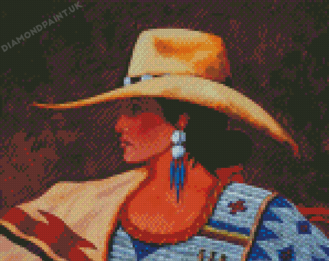 Western Cowgirl 5D Diamond Painting