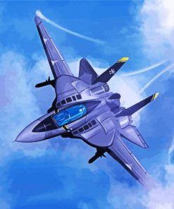 F14 Plane 5D Diamond Painting