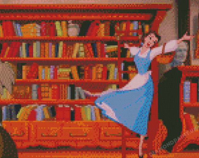 Belle Beauty And The Beast 5D Diamond Painting