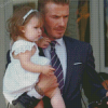 David Beckham And His Daughter 5D Diamond Painting