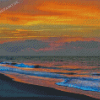 Rainbow Sunset Ocean Isle Beach 5D Diamond Painting