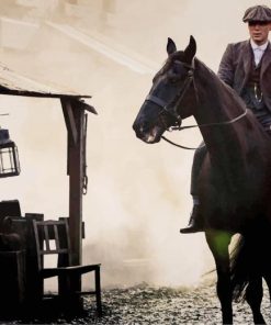 Thomas Shelby Riding A Horse Diamond Painting