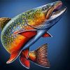 Trout Fish 5D Diamond Painting