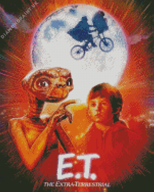 ET Movie Poster 5D Diamond Painting art