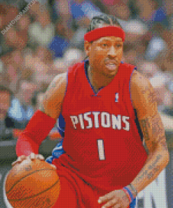 Allen Iverson Player Diamond Painting