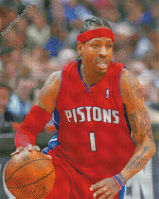 Allen Iverson Player Diamond Painting