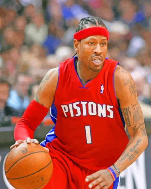 Allen Iverson Player Diamond Painting