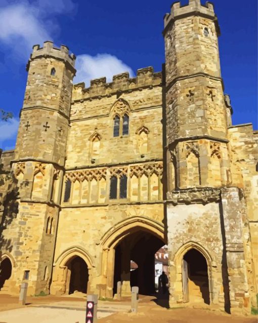 Battle Abbey Historical Landmark Diamond Painting