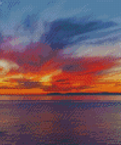 Beach Sunset In Catalina Island Diamond Painting